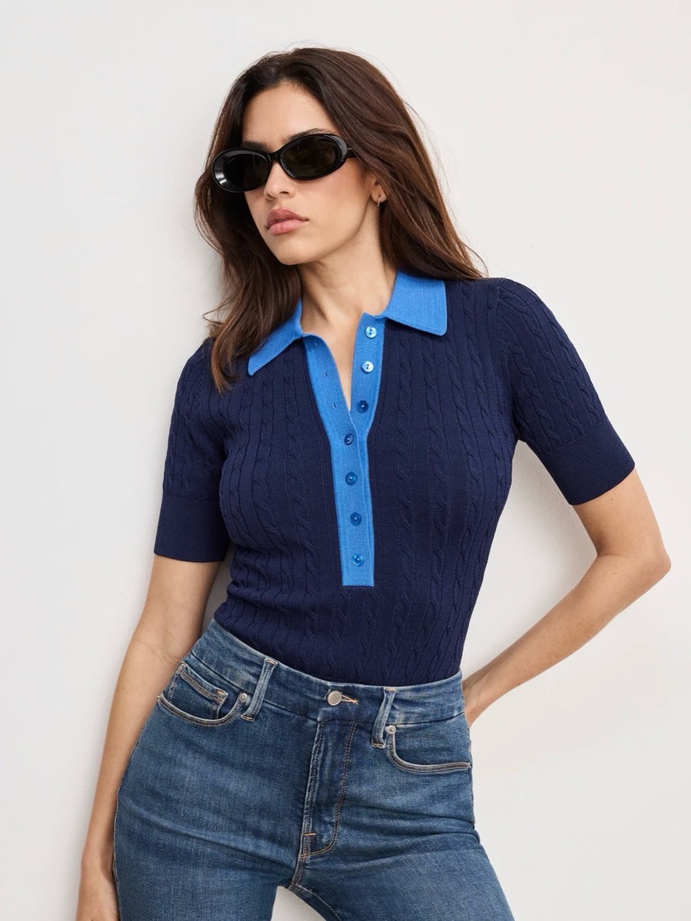 Good American Cable Knit Bodysuit
